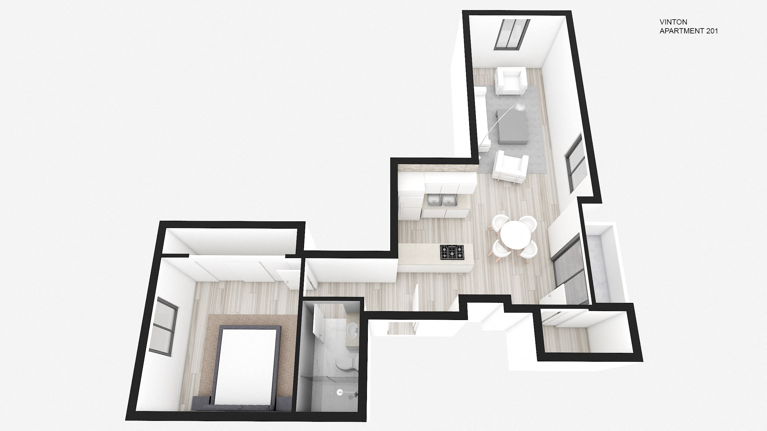One Bedroom + One Bath